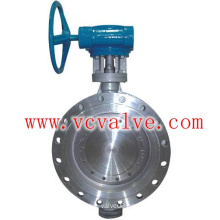 Cast Iron Dual Eccentric Butterfly Valve with Flange End